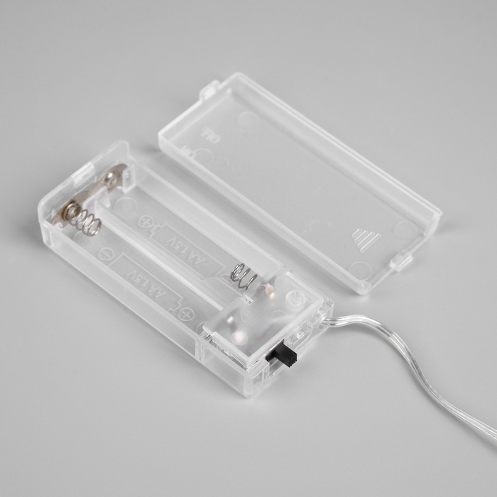 Светодиодная фигура «Венок» 25х25х6 см, 15 LED, батарейки AAx2 (не в комплекте), свечение теплое белое Светодиодная фигура «Венок» 25х25х6 см, 15 LED, батарейки AAx2 (не в комплекте), свечение теплое белое