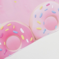 Фотофон винил "Пончики и облака на розовом" 120х80 см Фотофон винил "Пончики и облака на розовом" 120х80 см