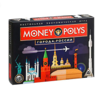 Настольная экономическая игра «MONEY POLYS. Города России», 240 банкнот, 5+ Настольная экономическая игра «MONEY POLYS. Города России», 240 банкнот, 5+
