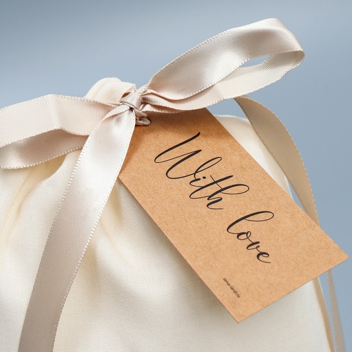 Мешочек подарочный из хлопка &laquo;Подарок&raquo;, 16 х 24 см +/- 1.5 см