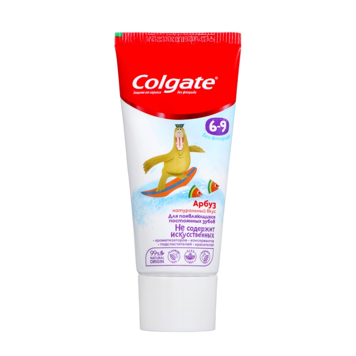 Паста зубная детская Colgate 6-9 лет, со вкусом арбуза, 60 мл Паста зубная детская Colgate 6-9 лет, со вкусом арбуза, 60 мл