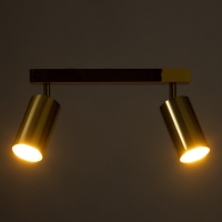 Спот "Этнес" 2хGU10 золото 29,5х6,5х16,5 см Спот "Этнес" 2хGU10 золото 29,5х6,5х16,5 см