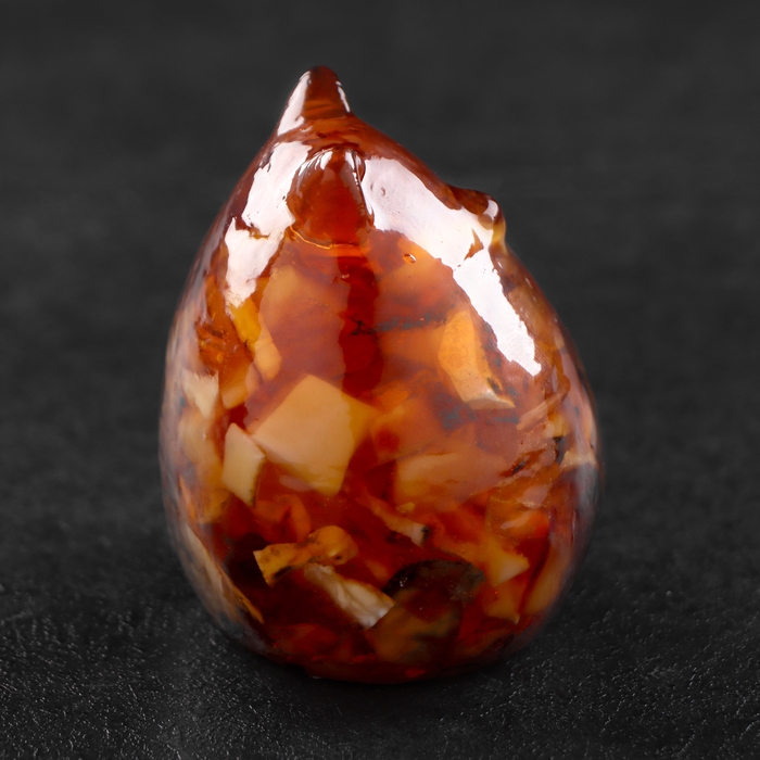 Сувенир "Кот пузатый", янтарь