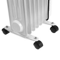 Обогреватель Centek CT-6205, масляный, напольный, 1500 Вт, 15 м&sup2;, 7 секций, белый