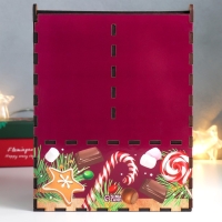 Чайный домик с ящиком "Пряничный дом" 20х15х8,5 см Чайный домик с ящиком "Пряничный дом" 20х15х8,5 см