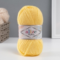 Пряжа "My baby" 100%  акрил 150м/50гр (187 лимон)