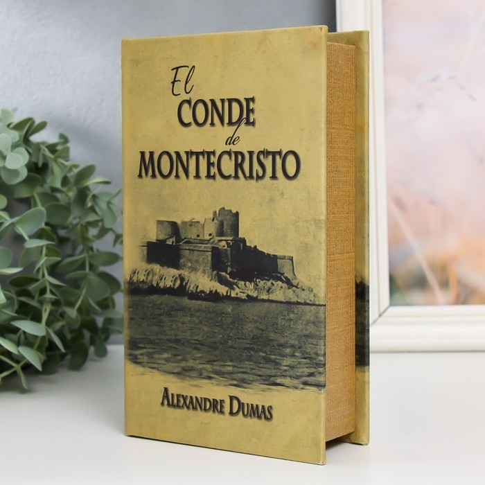 Сейф-книга дерево кожзам Сейф-книга дерево кожзам "Граф Монте-Кристо" 21х13х5 см