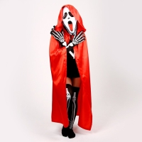 Карнавальный костюм &laquo;Хэллоуин красный&raquo;, плащ 120 см, маска, гольфы, перчатки