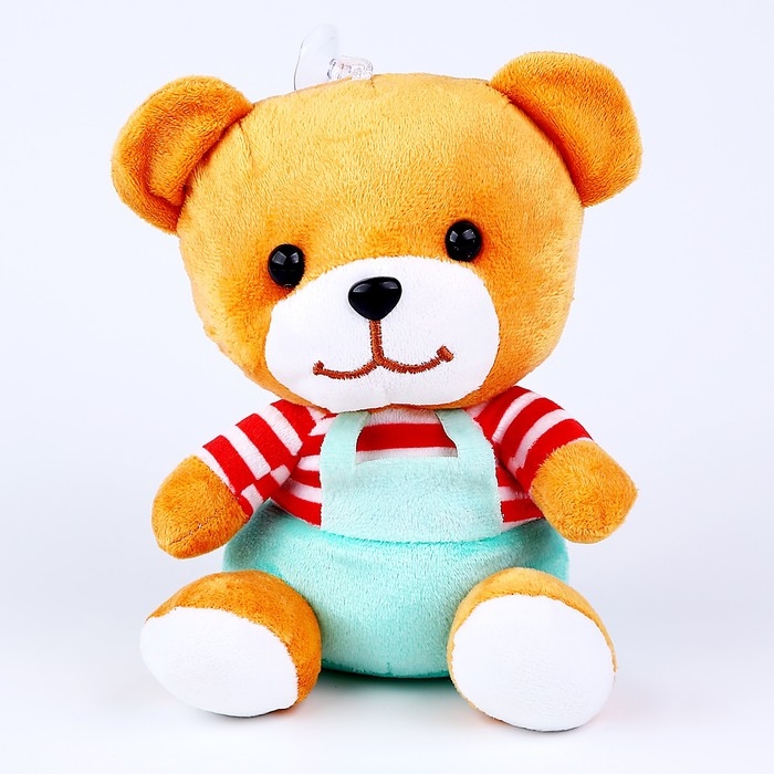 Мягкая игрушка &laquo;Мишка&raquo;, в комбинезоне, 20 см