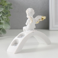 Подсвечник полистоун на 4 свечи "Молитва ангела" d-1,2 см 10,2х13,6х5 см Подсвечник полистоун на 4 свечи "Молитва ангела" d-1,2 см 10,2х13,6х5 см