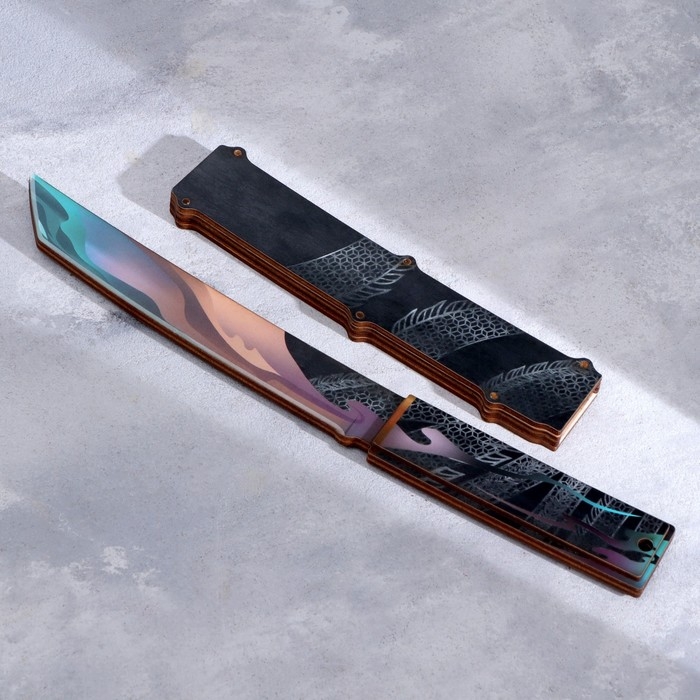 Сувенир деревянный Сувенир деревянный "Нож танто" флоу