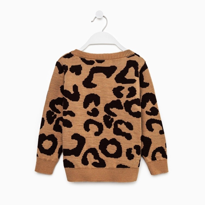 Джемпер детский леопардовый KAFTAN, р.32 (110-116 см)