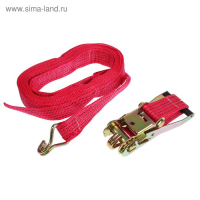 Стяжка груза с механизмом 230 мм, ширина ленты 50 мм, нагрузка 5000/10000 кг, длина 10 м Стяжка груза с механизмом 230 мм, ширина ленты 50 мм, нагрузка 5000/10000 кг, длина 10 м