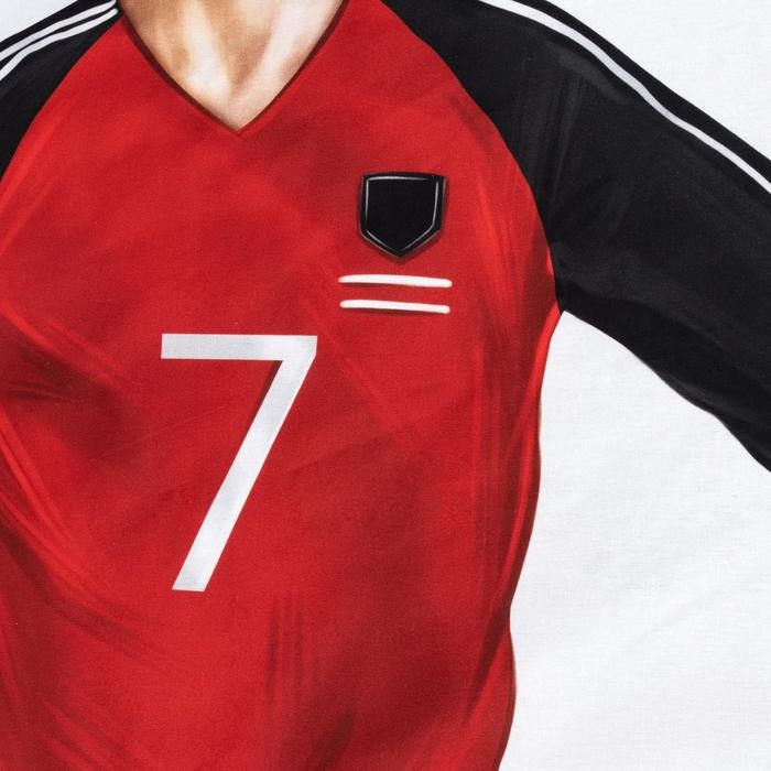 Постельное белье Этель 1,5 сп &laquo;Футболист&raquo; 143х215 см, 150х214 см, 50х70 см -1 шт