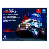 Джип &laquo;Полиция&raquo;, радиоуправляемый, световые эффекты, работает от батареек, цвет синий