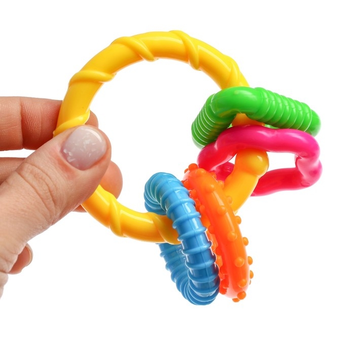 Набор погремушек &laquo;Маленькие радости&raquo;, 2 шт, цвет МИКС, Крошка