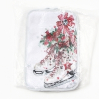 Новый год. Прихватка прямоугольная, 15х22см, МИКС, поролон 160г/м, пэ100% Новый год. Прихватка прямоугольная, 15х22см, МИКС, поролон 160г/м, пэ100%