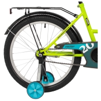 Велосипед 20" Novatrack VECTOR, цвет лаймовый Велосипед 20" Novatrack VECTOR, цвет лаймовый