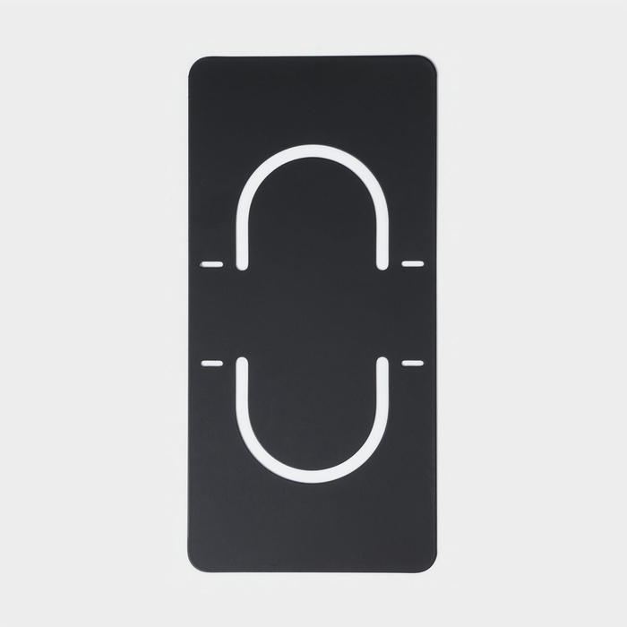 Салфетница Доляна &laquo;Трансформер&raquo;, 10&times;12 см, чёрная