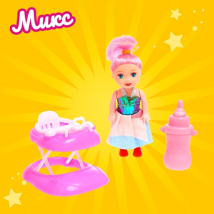 Кукла малышка «Ева» с аксессуарами, МИКС Кукла малышка «Ева» с аксессуарами, МИКС