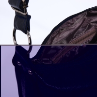 Сумка-мешок на молнии цвет синий Сумка-мешок на молнии цвет синий