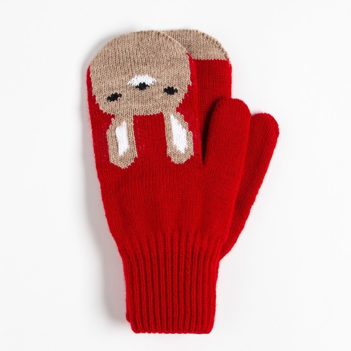 Новогодний подарочный набор Новогодний подарочный набор "Подарок", варежки р-р 19 и аксессуары