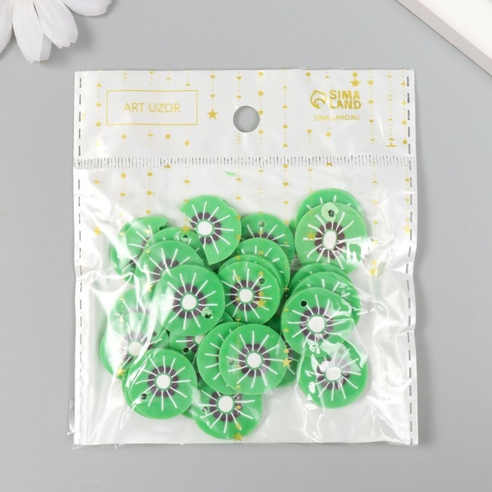 Декор для творчества PVC Декор для творчества PVC "Киви" набор 20 гр 0,3х2х2 см