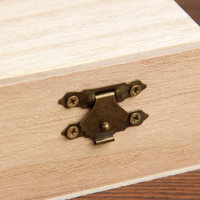 Шкатулка для росписи "Квадрат" 8х8х5 см, МИКС