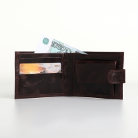 Портмоне муж, TEXTURA, 11,5*1,5*9; отд, д/кред, д/монет, коричневый пулап 162 Портмоне муж, TEXTURA, 11,5*1,5*9; отд, д/кред, д/монет, коричневый пулап 162