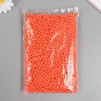 Набор бусин "Жемчуг" d 6 мм, 250 гр, морковный