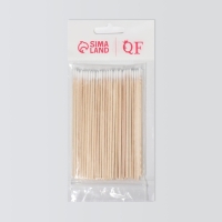 Ватные палочки на деревянной основе, заострённые, 10 см, 100 шт Ватные палочки на деревянной основе, заострённые, 10 см, 100 шт