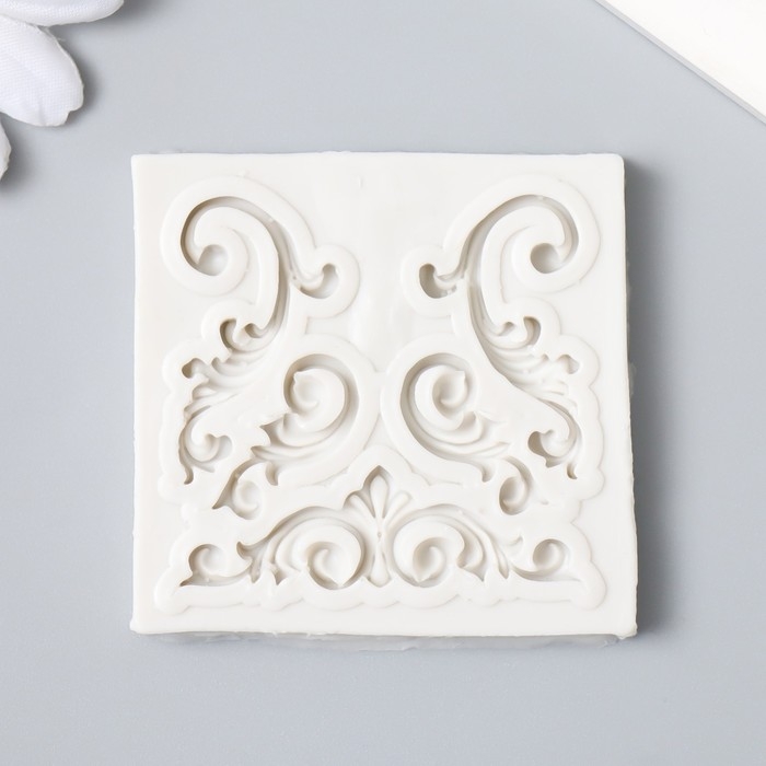 Молд силикон Молд силикон "Растительные узоры" 5 предметов 0,5х5,6х5,6 см