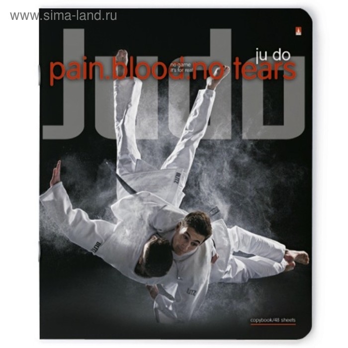 Тетрадь 48 листов в клетку Тетрадь 48 листов в клетку "Боевые искусства", обложка мелованный картон, УФ-лак, МИКС