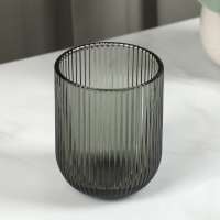 Стакан стеклянный Magistro &laquo;Грани&raquo;, 260 мл, 7,5&times;9,5 см, цвет графит