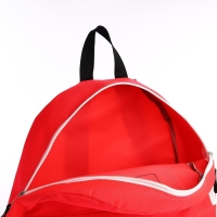 Рюкзак школьный на молнии, наружный карман, цвет розовый Рюкзак школьный на молнии, наружный карман, цвет розовый