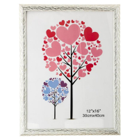 Фоторамка пластик 30х40 см "Корни" бежевая с серебром 44х34 см Фоторамка пластик 30х40 см "Корни" бежевая с серебром 44х34 см