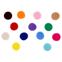 Диски фетровые для творчества и декора &laquo;Кружочки&raquo;, 250 шт., размер 1 шт. &mdash; 3 см, цвет МИКС