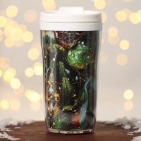 Новый год. Термостакан со вставкой &laquo;Зимняя сказка&raquo;, 250 мл