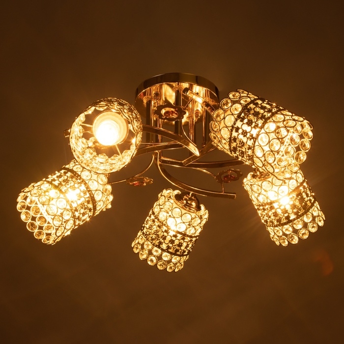 Люстра "Бэрри" 5х40Вт Е27 Золото МОДЕЛЬ: 2612376