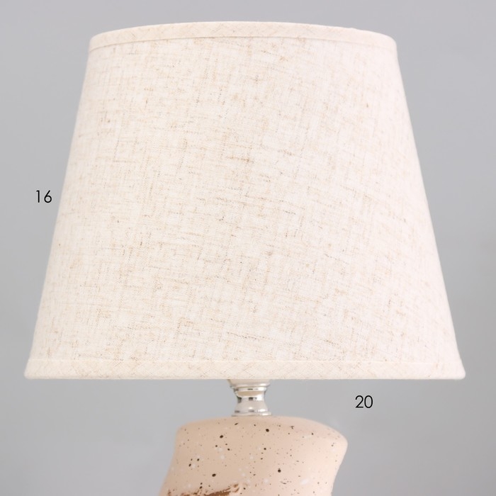 Настольная лампа Настольная лампа"Сова" Е14 40Вт бежевый 20х20х32см