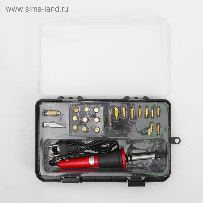 Набор для выжигания с фигурными насадками «Профи» , в футляре Набор для выжигания с фигурными насадками «Профи» , в футляре