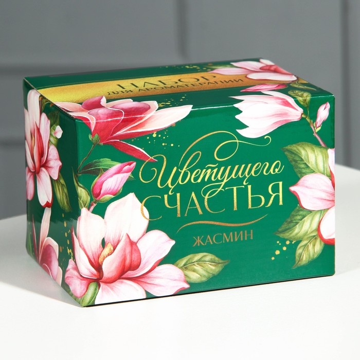 Диффузор ароматический для дома камни с аромамаслом &laquo;Цветущего счастья&raquo;, аромат жасмин, 10 х 7 см.