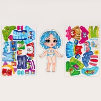 Новогодняя магнитная игра одевашка «Новый год! Зимняя принцесса» Новогодняя магнитная игра одевашка «Новый год! Зимняя принцесса»