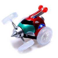 Перевёртыш радиоуправляемый &laquo;Скорость&raquo;, работает от батареек, световые эффекты, цвет красный