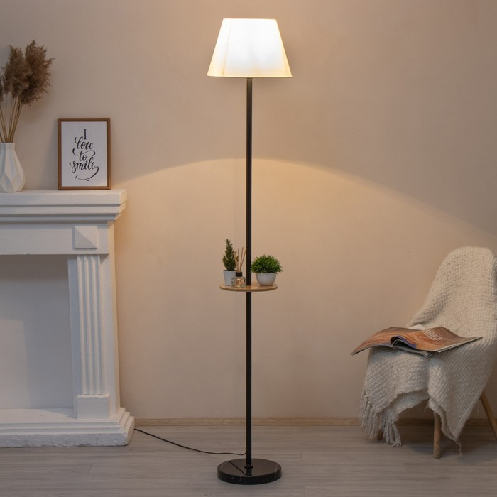 Торшер 41536/1 E27 40Вт черный