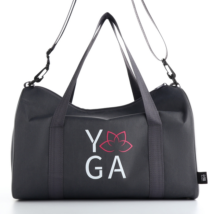 Сумка спортивная женская, TEXTURA, маленький размер, цвет серый Сумка спортивная женская, TEXTURA, маленький размер, цвет серый