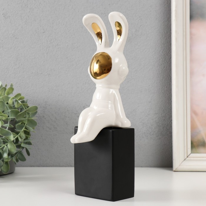 Сувенир керамика Сувенир керамика "Зайка-космонавт" 9,9х10х21,5 см