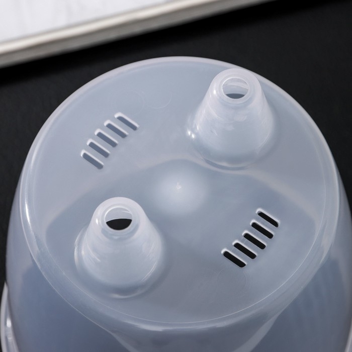 Кашпо для цветов со вставкой «Грация», 1,2 л, цвет прозрачный Кашпо для цветов со вставкой «Грация», 1,2 л, цвет прозрачный