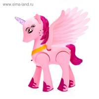 Музыкальная игрушка &laquo;Любимая пони&raquo; ходит, световые и звуковые эффекты, цвета МИКС