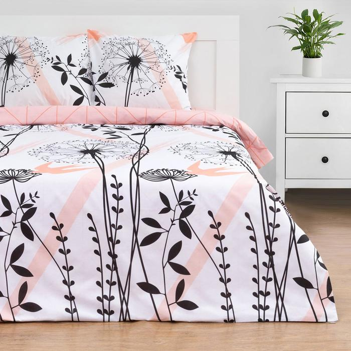 Постельное белье Этель евро &laquo;Одуванчик&raquo; (вид 2) 200*217 см,240*220 см,70*70 см -2 шт